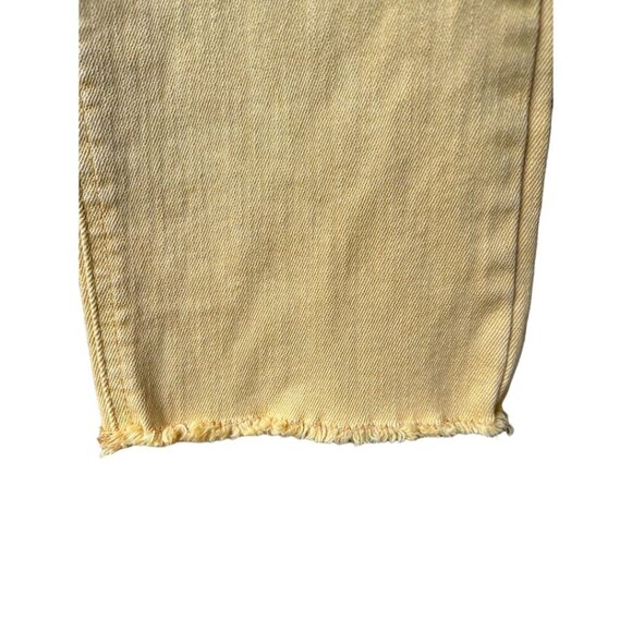 Yellow Curvy Denim Jeans Capri Est. 1946 Size 4 Cotton & Spandex - Picture 7 of 7
